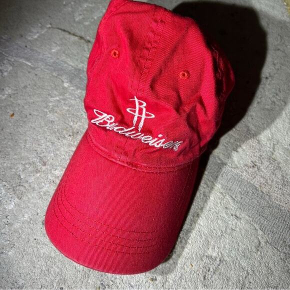 Budweiser Red Baseball Cap - Picture 1 of 2